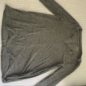 Grey long sleeve top